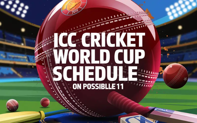 icc cricket world cup 2023 schedule